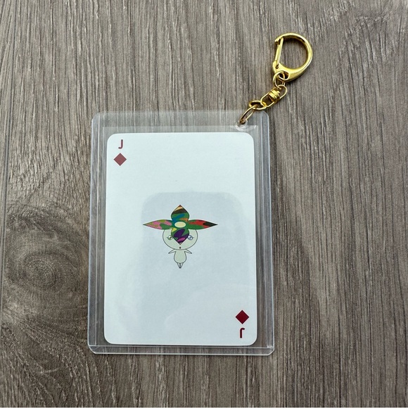 Vintage Louis Vuitton Murakami Collectible Card Jack of Diamonds Keychain - Picture 2 of 4
